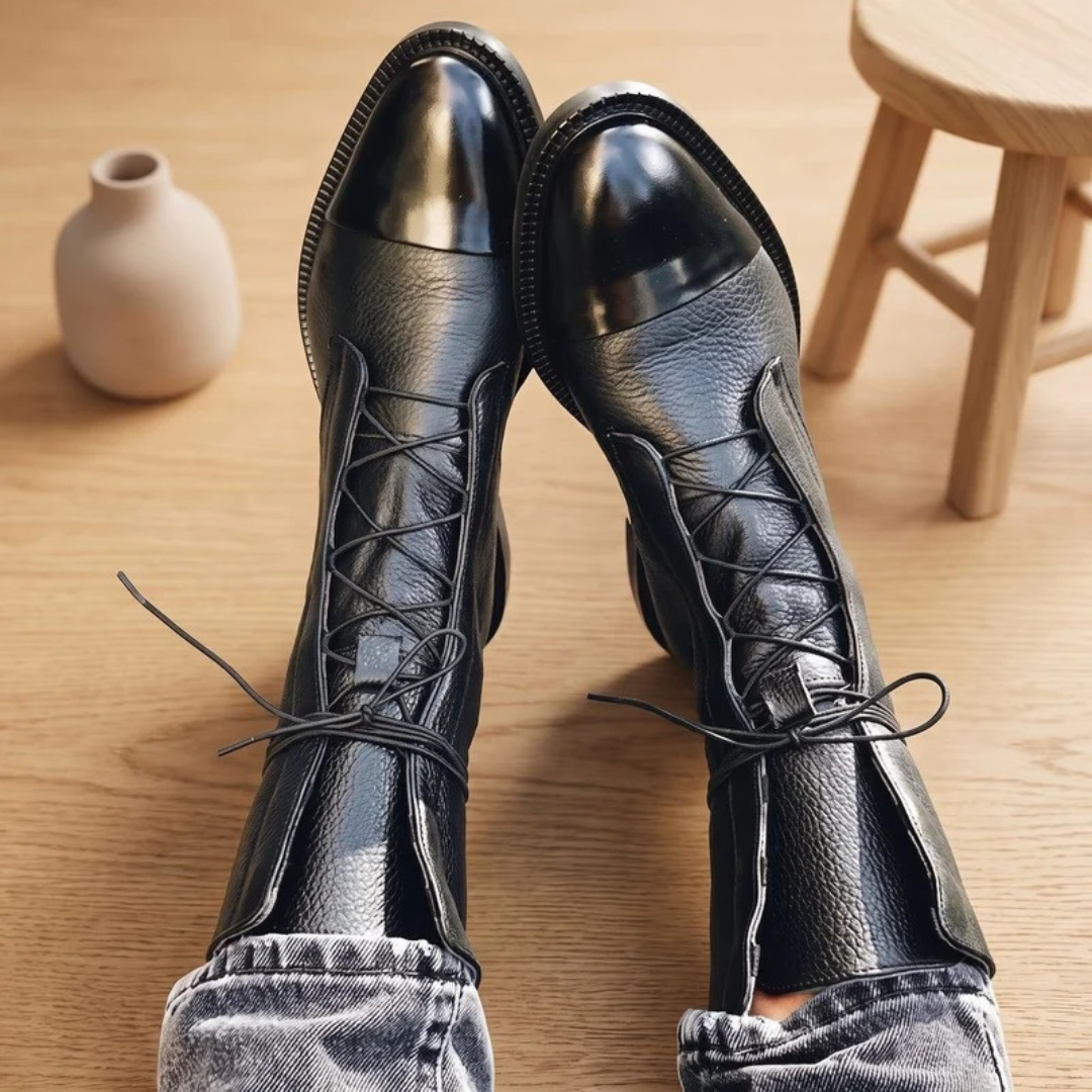 Hermine | Damen Orthopädische Stiefel im Vintage Stil