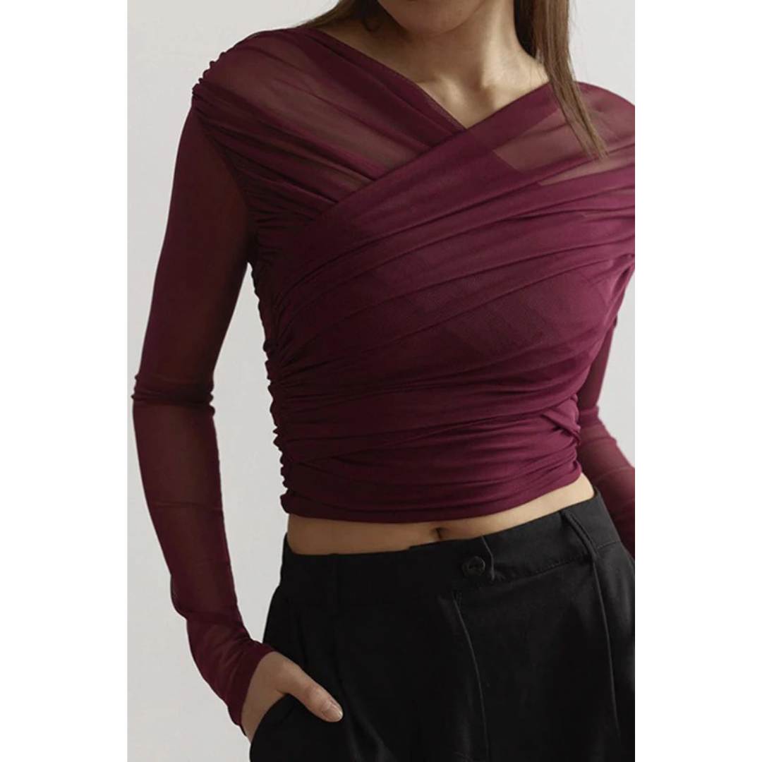 Herta | Damen Bluse Mit Rüschen Für Sommer