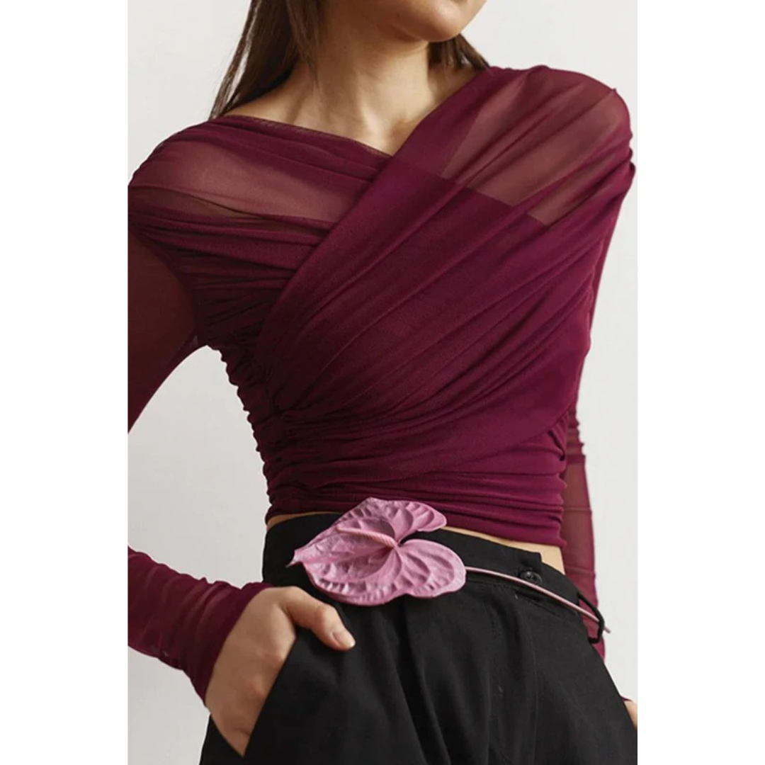 Herta | Damen Bluse Mit Rüschen Für Sommer