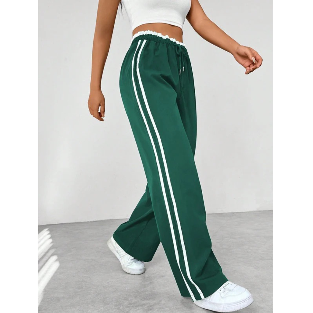 Hildegard | Damen Moderne Wide Leg Hose Sportlich
