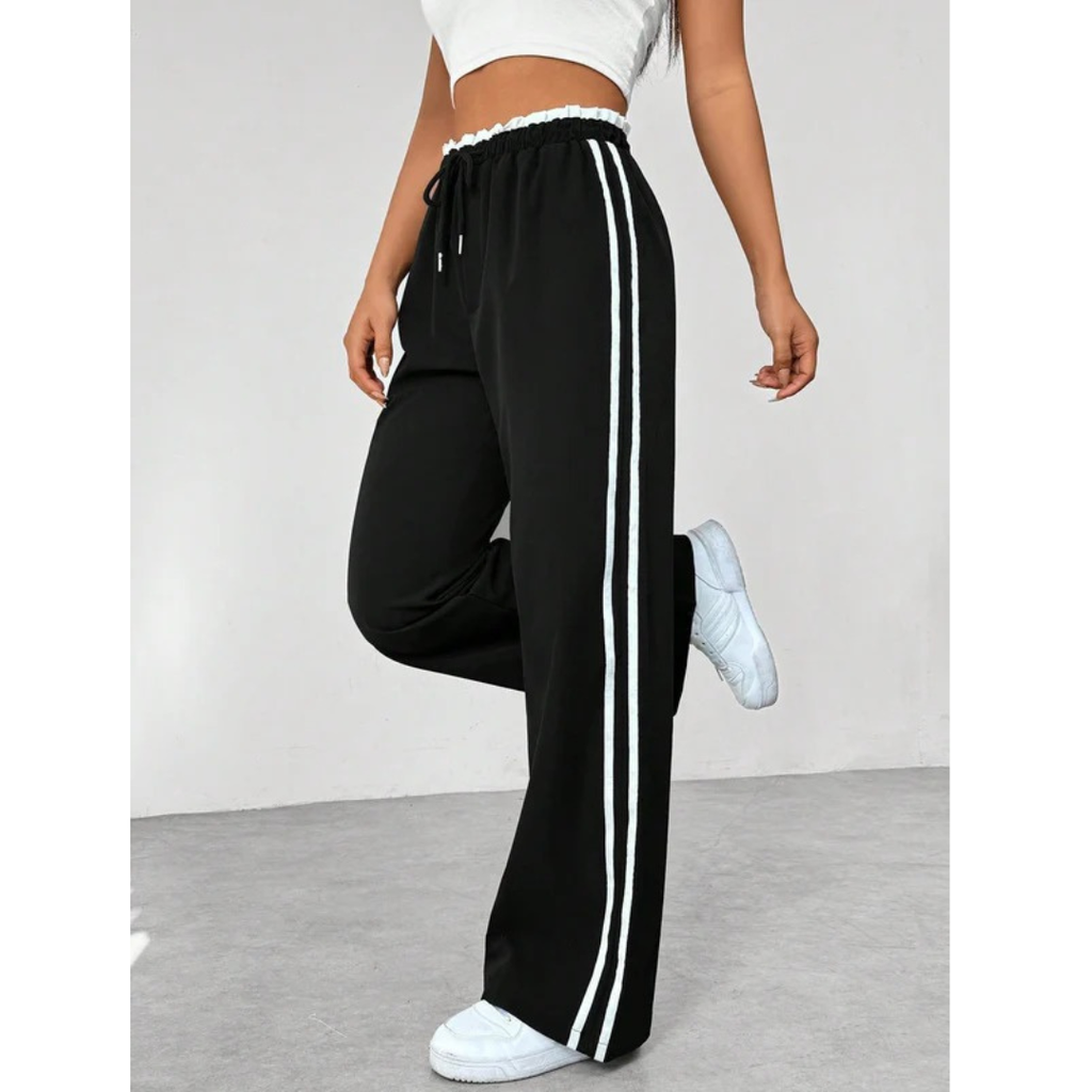 Hildegard | Damen Moderne Wide Leg Hose Sportlich