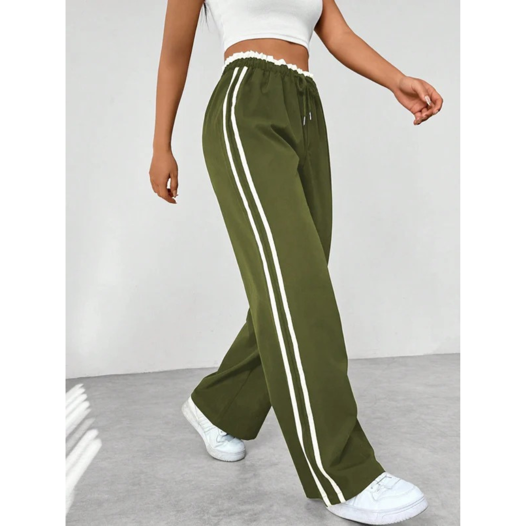 Hildegard | Damen Moderne Wide Leg Hose Sportlich