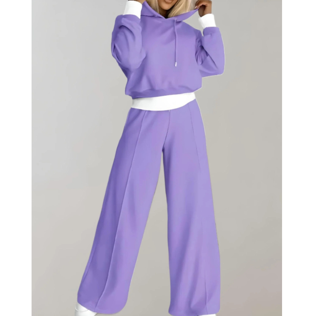 Ida | Damen Freizeit Jogginganzug mit Hoodie