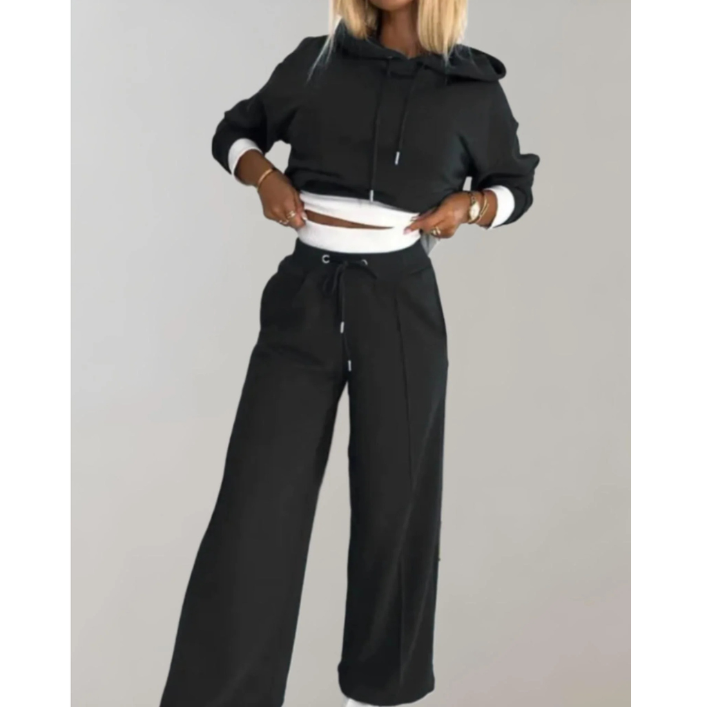 Ida | Damen Freizeit Jogginganzug mit Hoodie