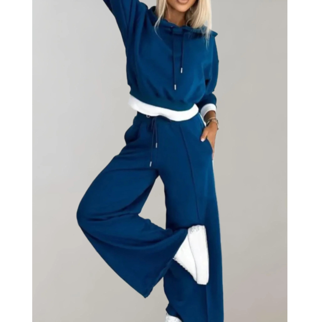 Ida | Damen Freizeit Jogginganzug mit Hoodie