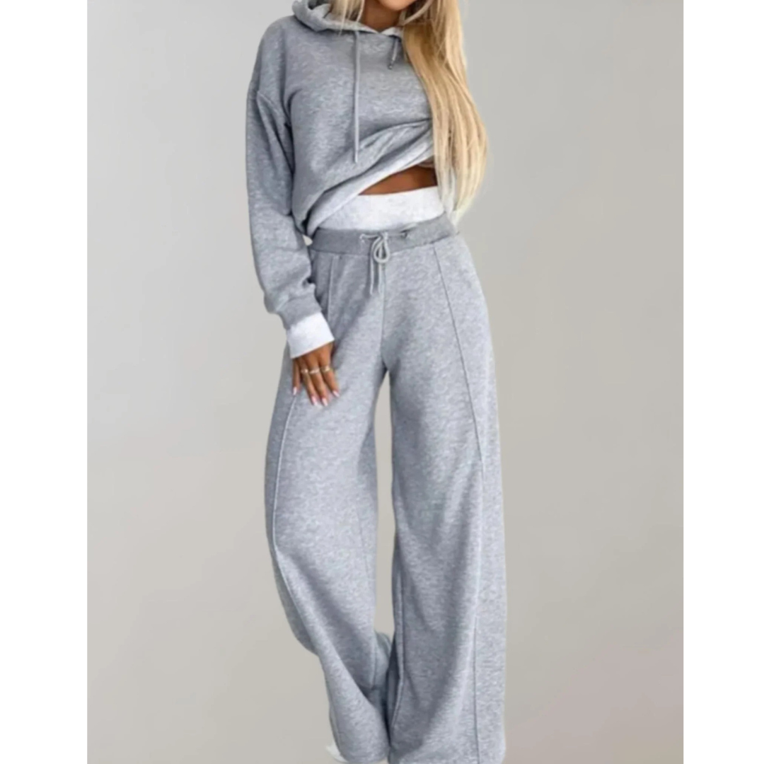 Ida | Damen Freizeit Jogginganzug mit Hoodie