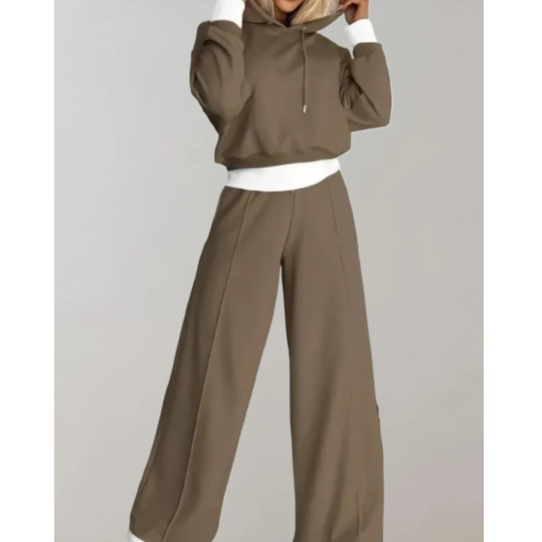 Ida | Damen Freizeit Jogginganzug mit Hoodie