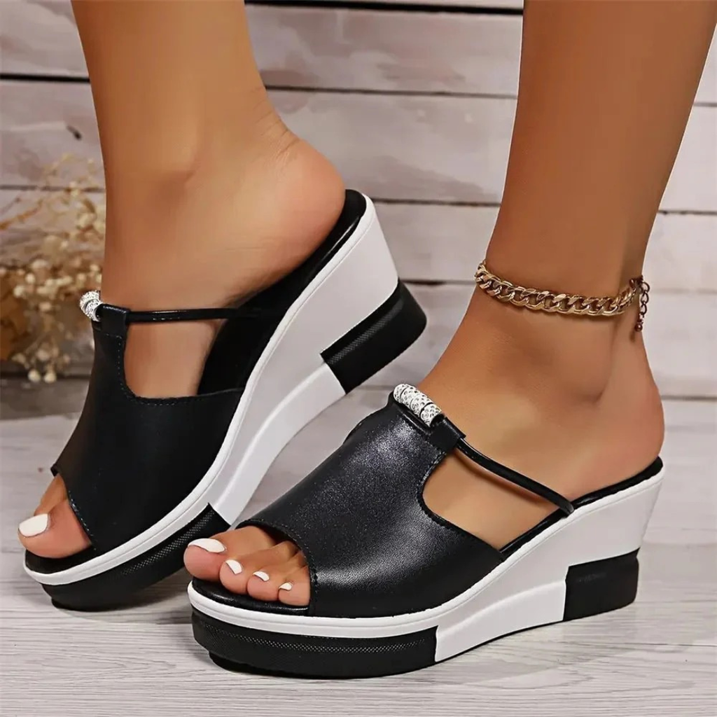 Ilse | Damen Komfort Sandalen Mit Keilabsatz