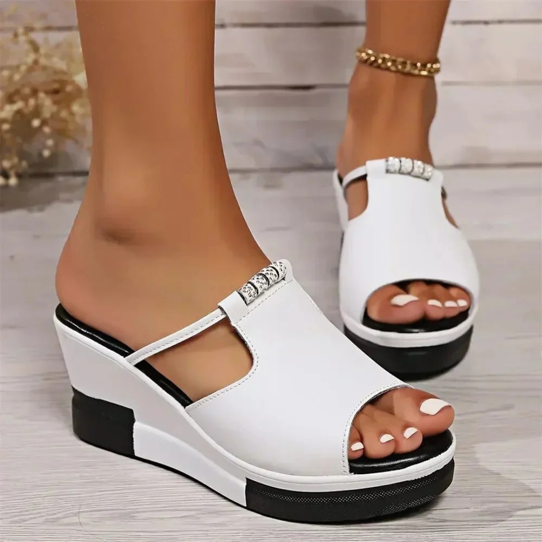 Ilse | Damen Komfort Sandalen Mit Keilabsatz