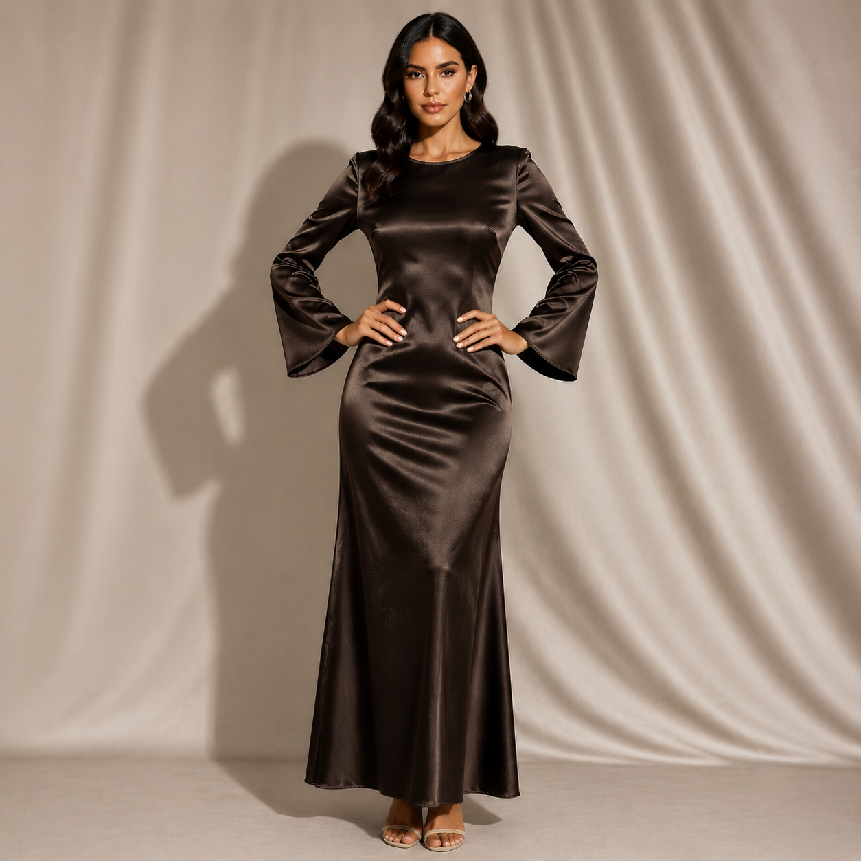 Inka | Damen Elegante Maxi Abendkleid