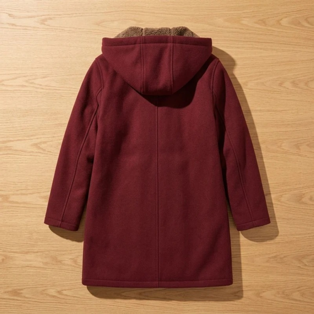Irmgard | Damen Winterjacke mit Sherpa Futter und Kapuze