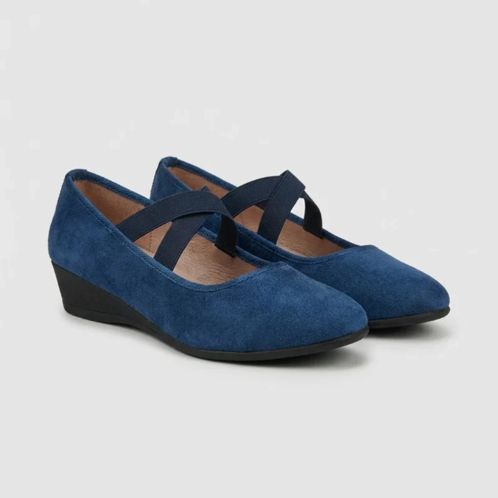 Isabell | Damen Stilvolle Elegante Sandalen Keil Riemen