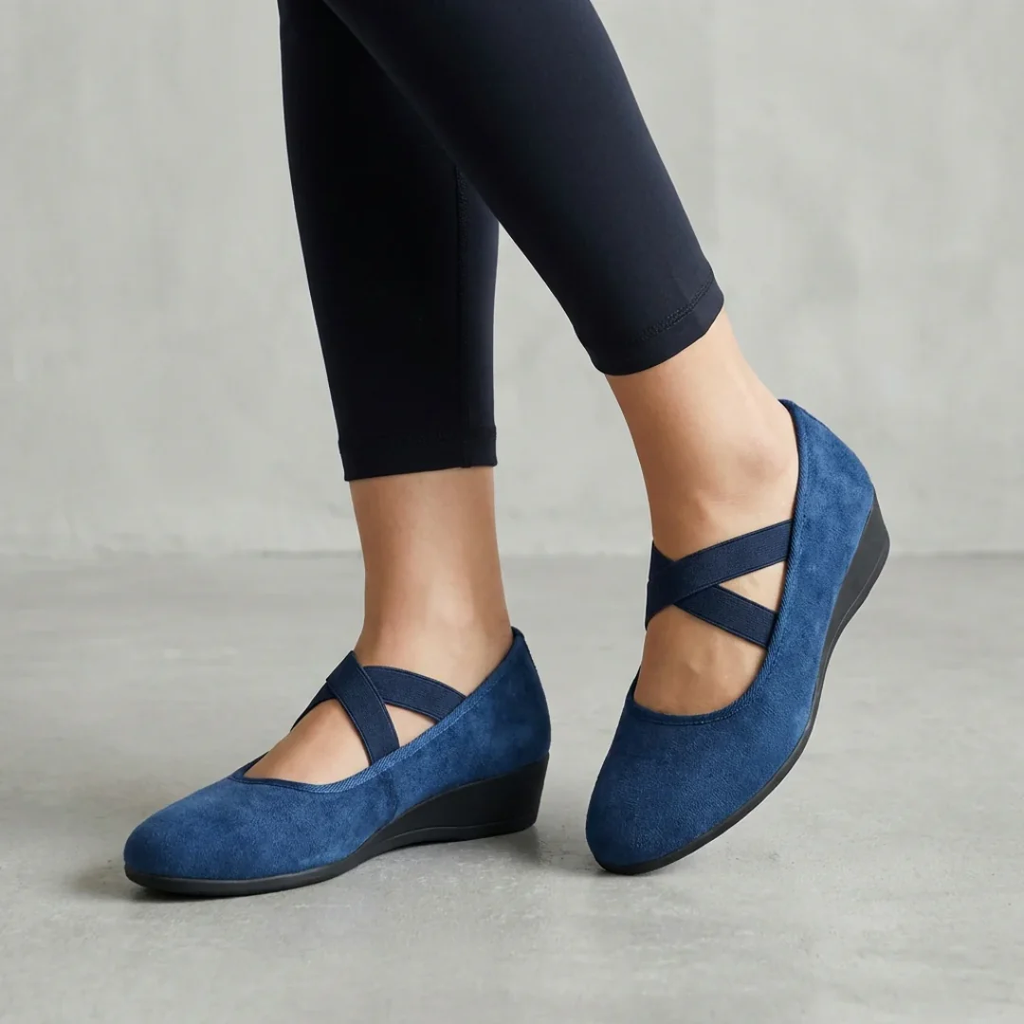 Isabell | Damen Stilvolle Elegante Sandalen Keil Riemen