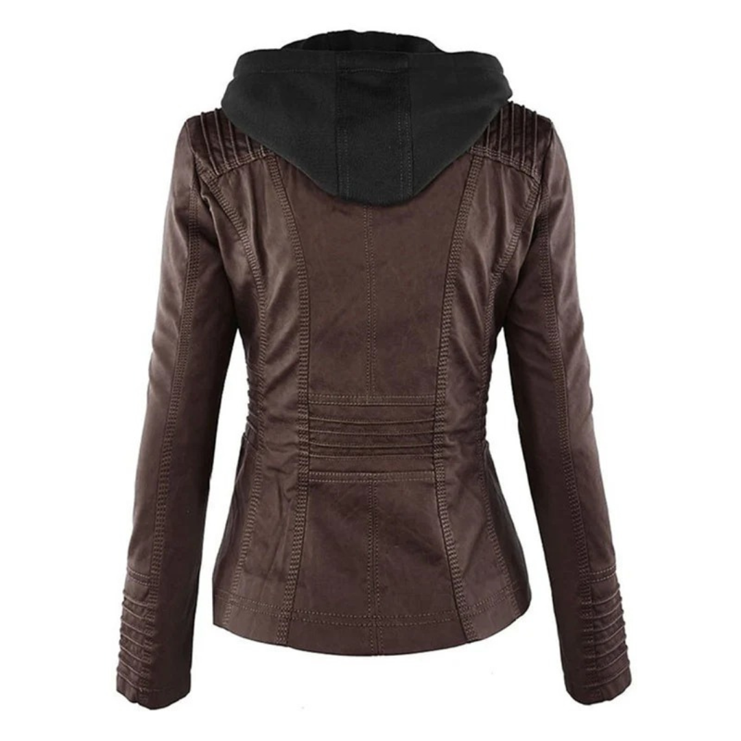Isabella | Damen Jacke mit Kapuze für Freizeit