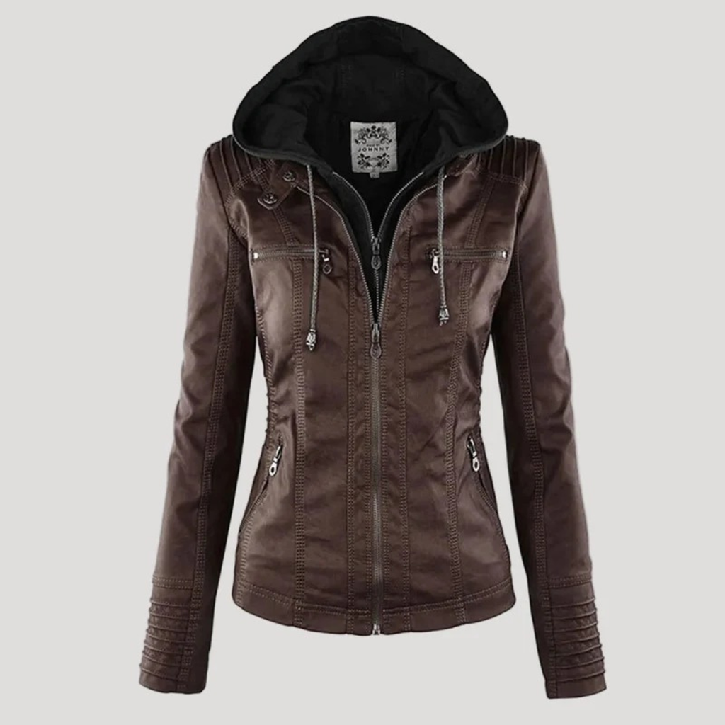 Isabella | Damen Jacke mit Kapuze für Freizeit