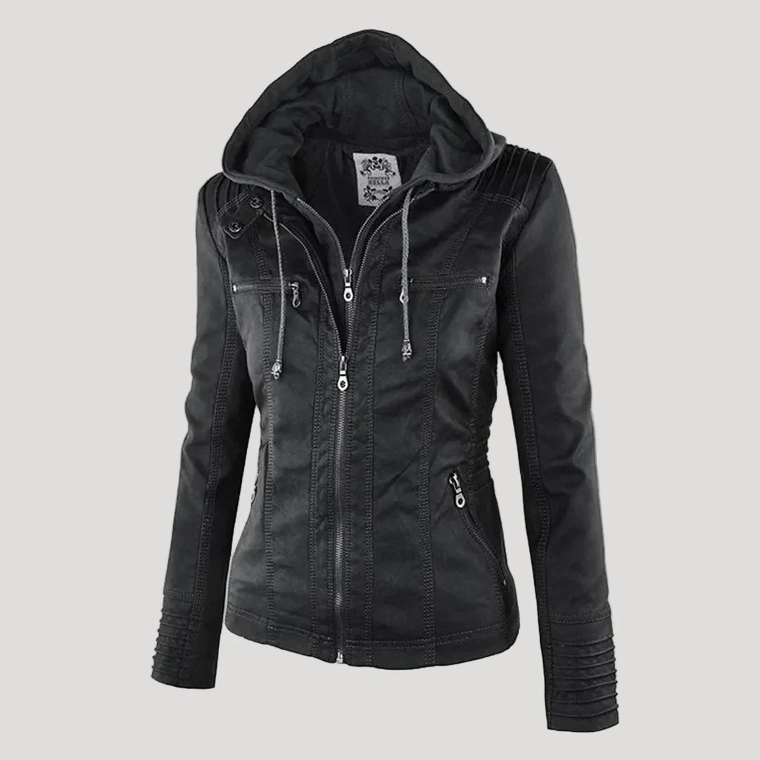 Isabella | Damen Jacke mit Kapuze für Freizeit