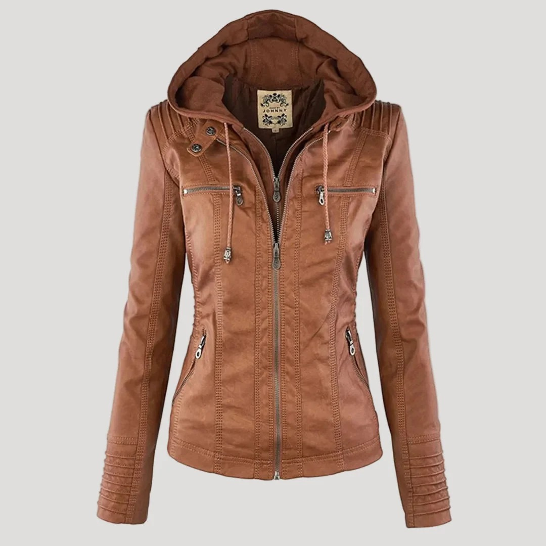 Isabella | Damen Jacke mit Kapuze für Freizeit