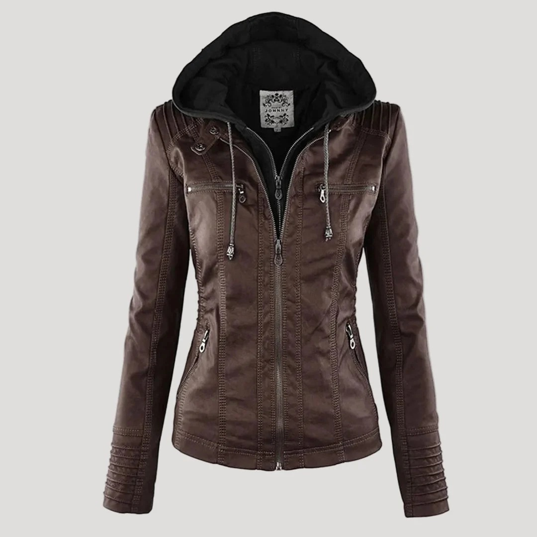 Isabella | Damen Jacke mit Kapuze für Freizeit