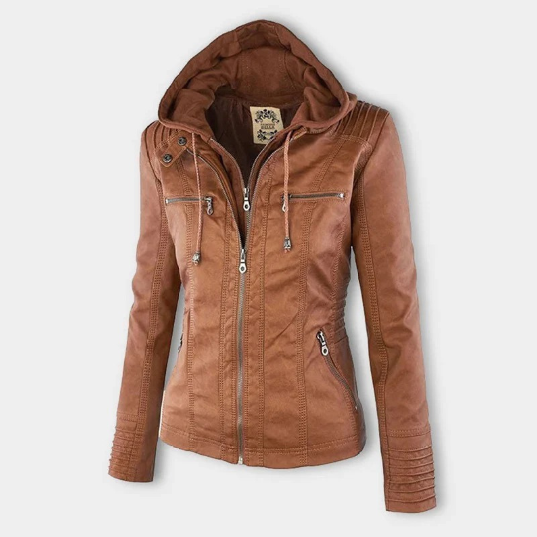 Isabella | Damen Jacke mit Kapuze für Freizeit