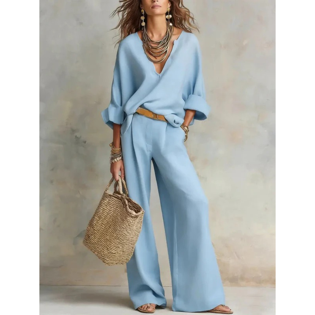 Isabelle | Damen Locker Zweiteiler Set