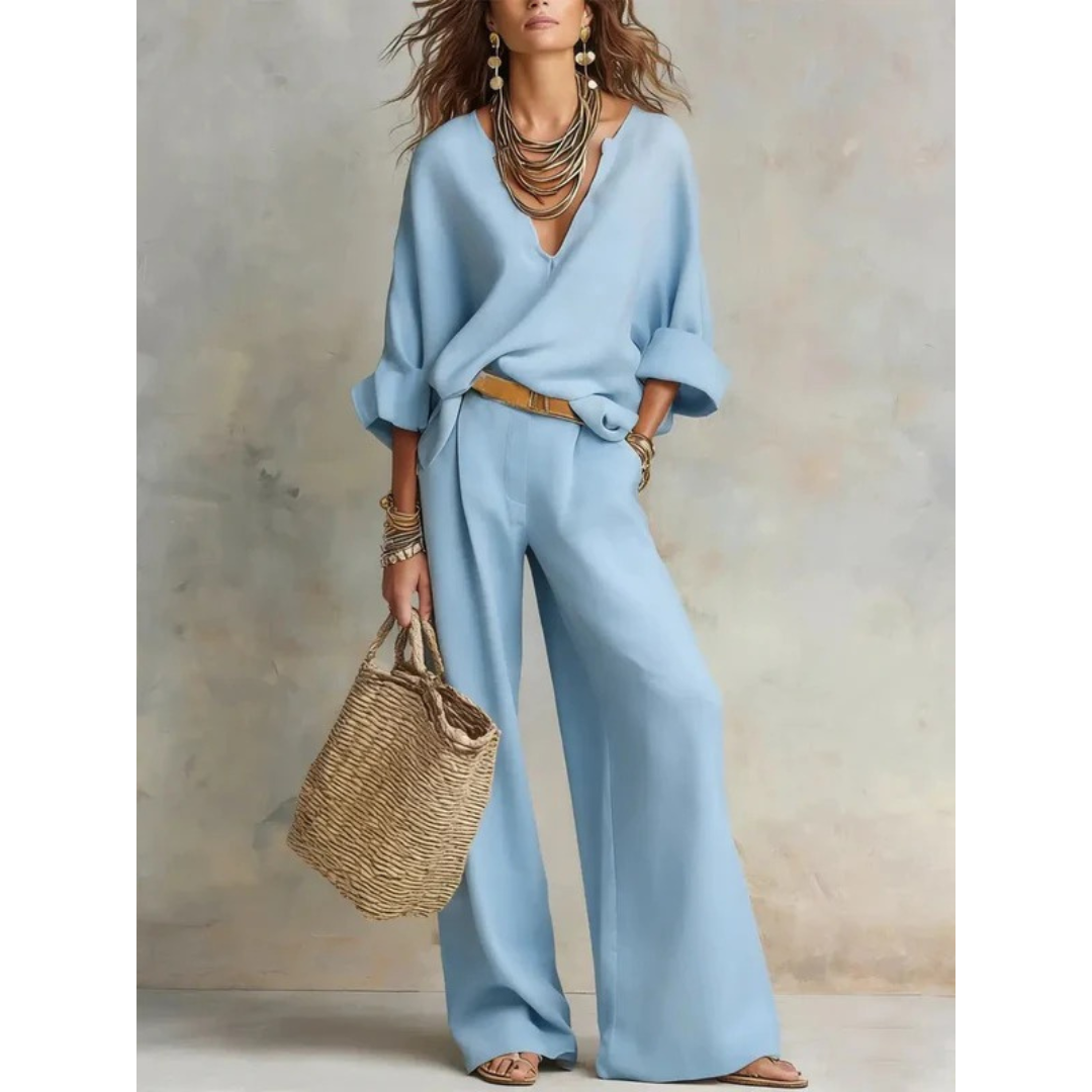 Isabelle | Damen Locker Zweiteiler Set