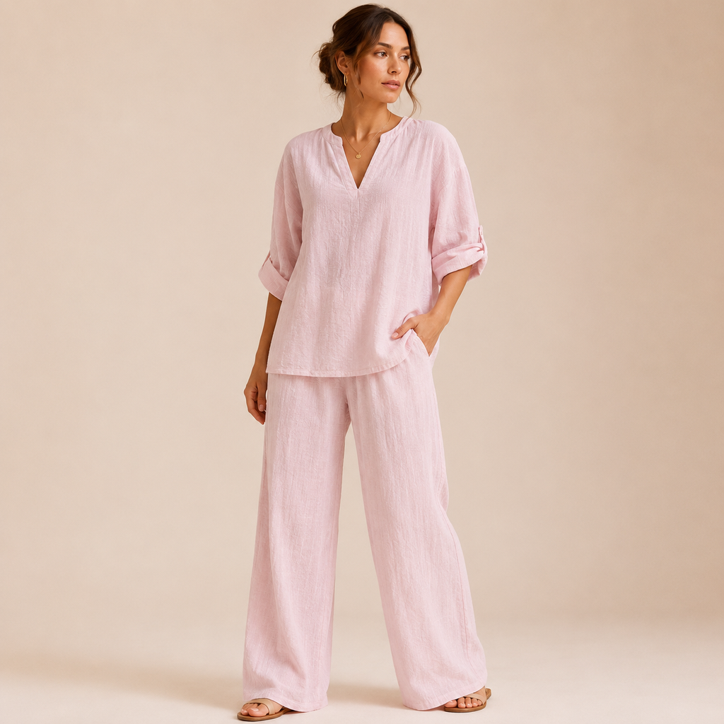Isabelle | Damen Locker Zweiteiler Set