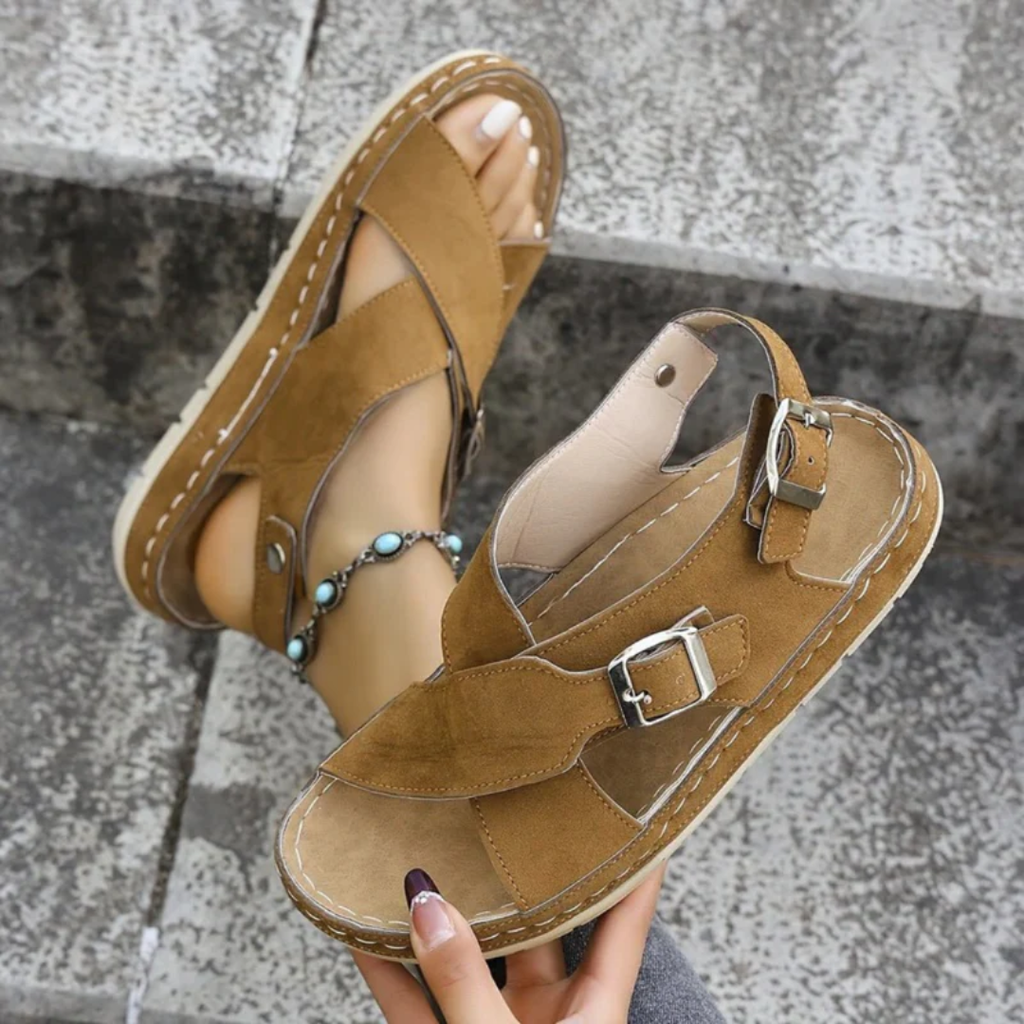 Isla | Damen Plateau Sandalen Freizeit