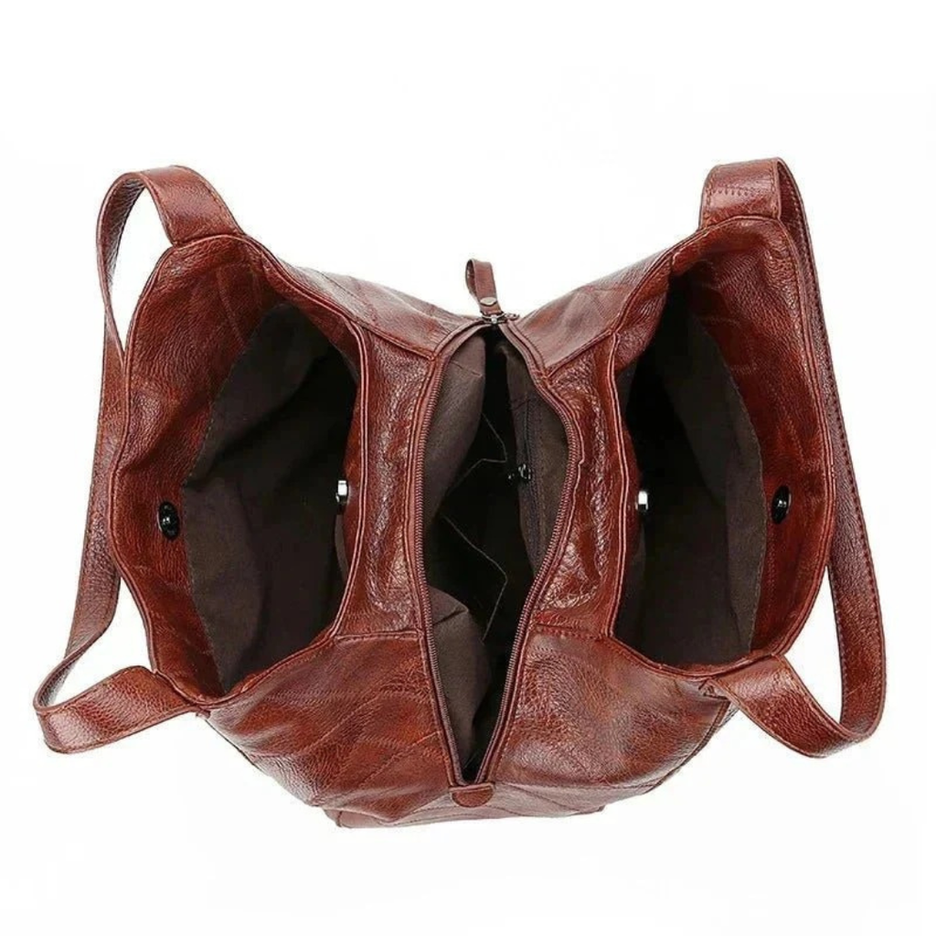 Isolde | Damen Elegante Leder Hobo Tasche