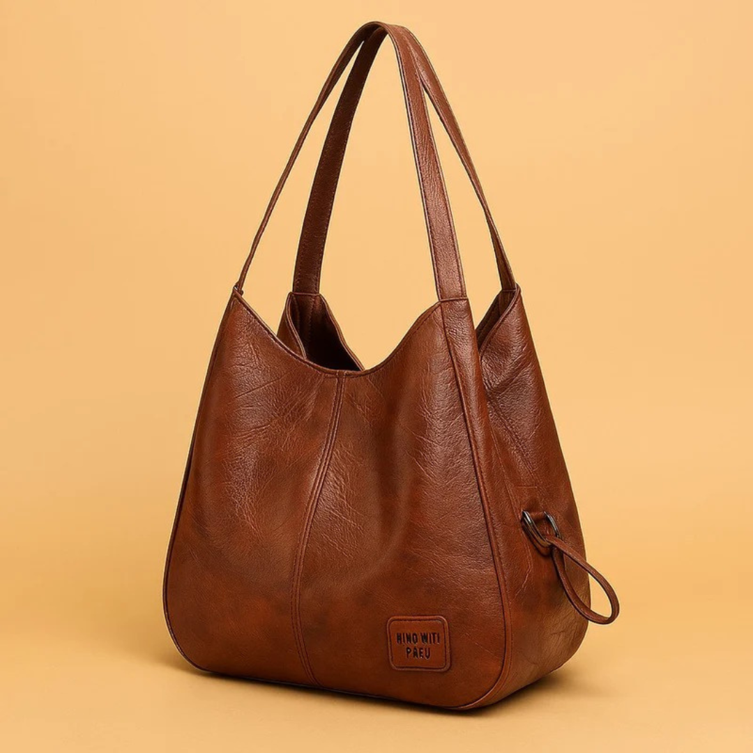 Isolde | Damen Elegante Leder Hobo Tasche