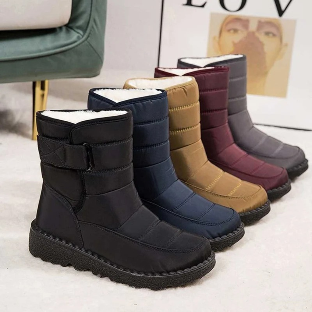 Isolde | Damen Orthopädische Gefütterte Stiefeletten mit Komfort Design und Stabiler Sohle