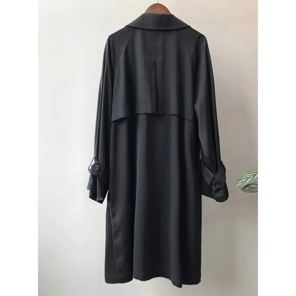 Isolde | Damen Trenchcoat mit langem Design und Knöpfen