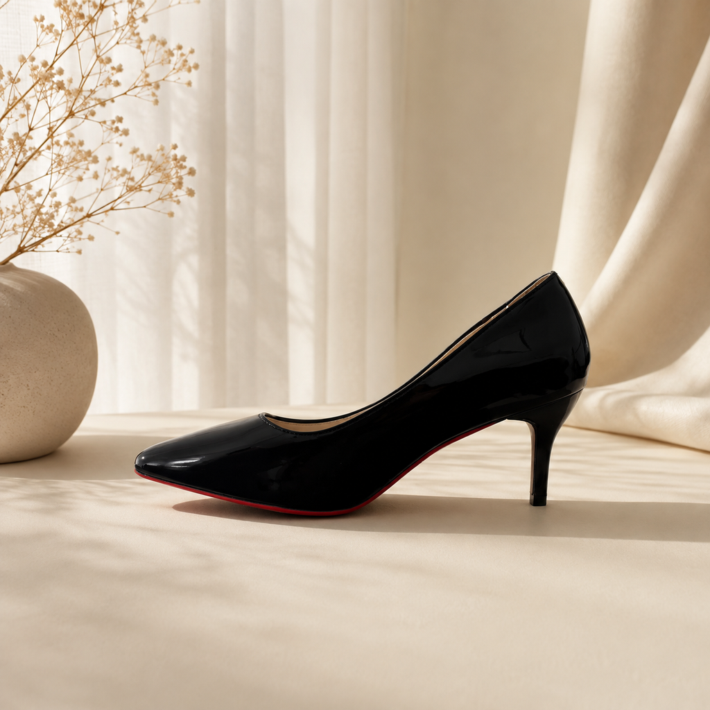 Jana | Damen Orthopädische Schwarze High Heels
