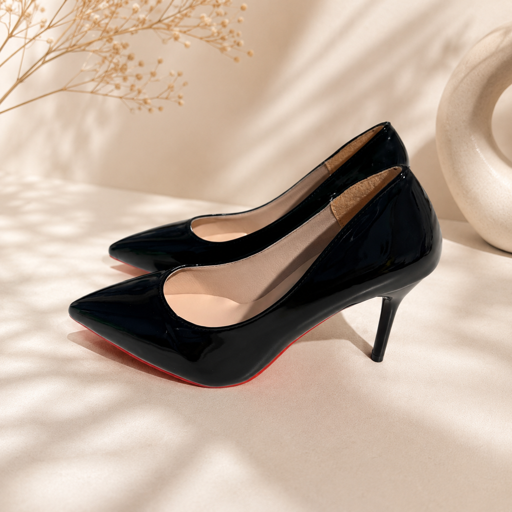 Jana | Damen Orthopädische Schwarze High Heels