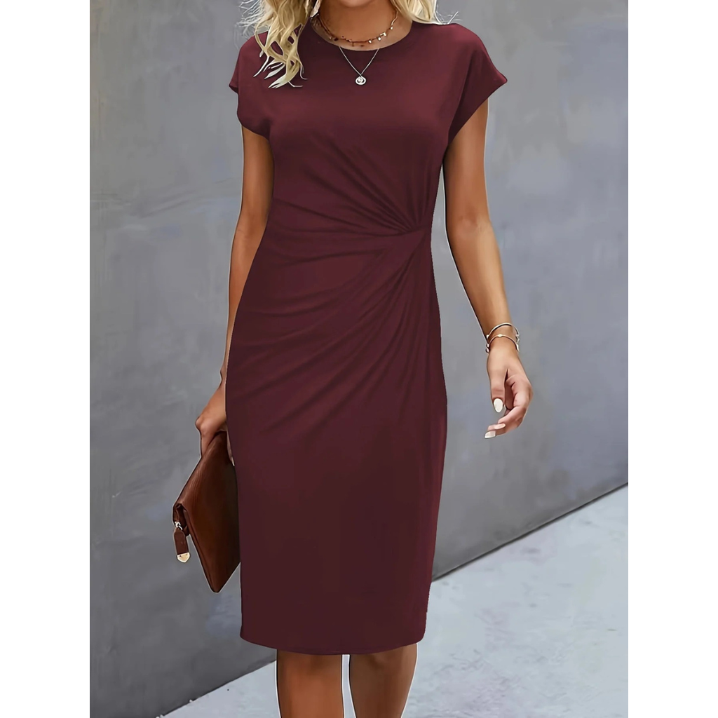 Janina | Damen Abendkleid mit Twist Design