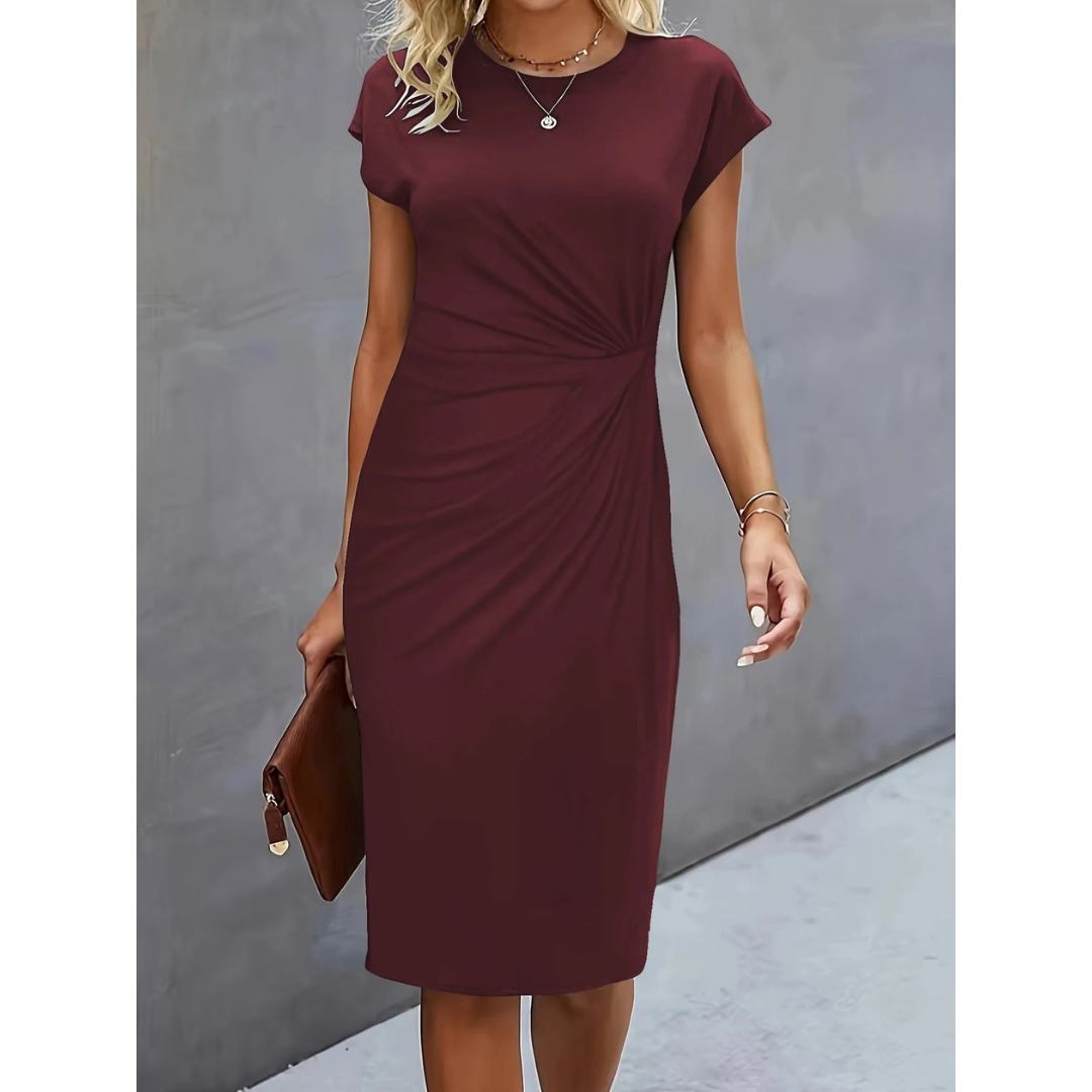 Janina | Damen Abendkleid mit Twist Design
