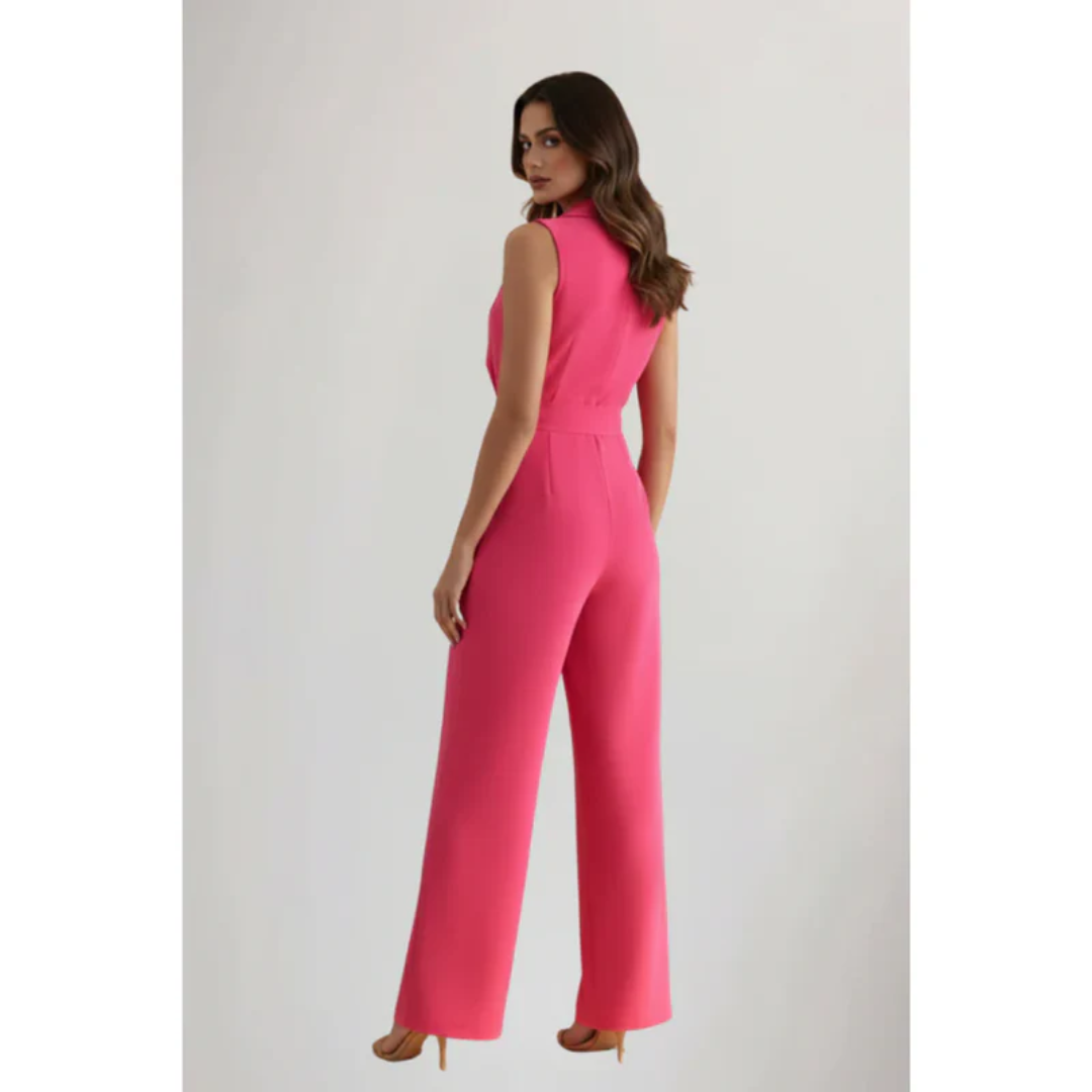 Janina | Damen Jumpsuit Für Abend Mit V Ausschnitt
