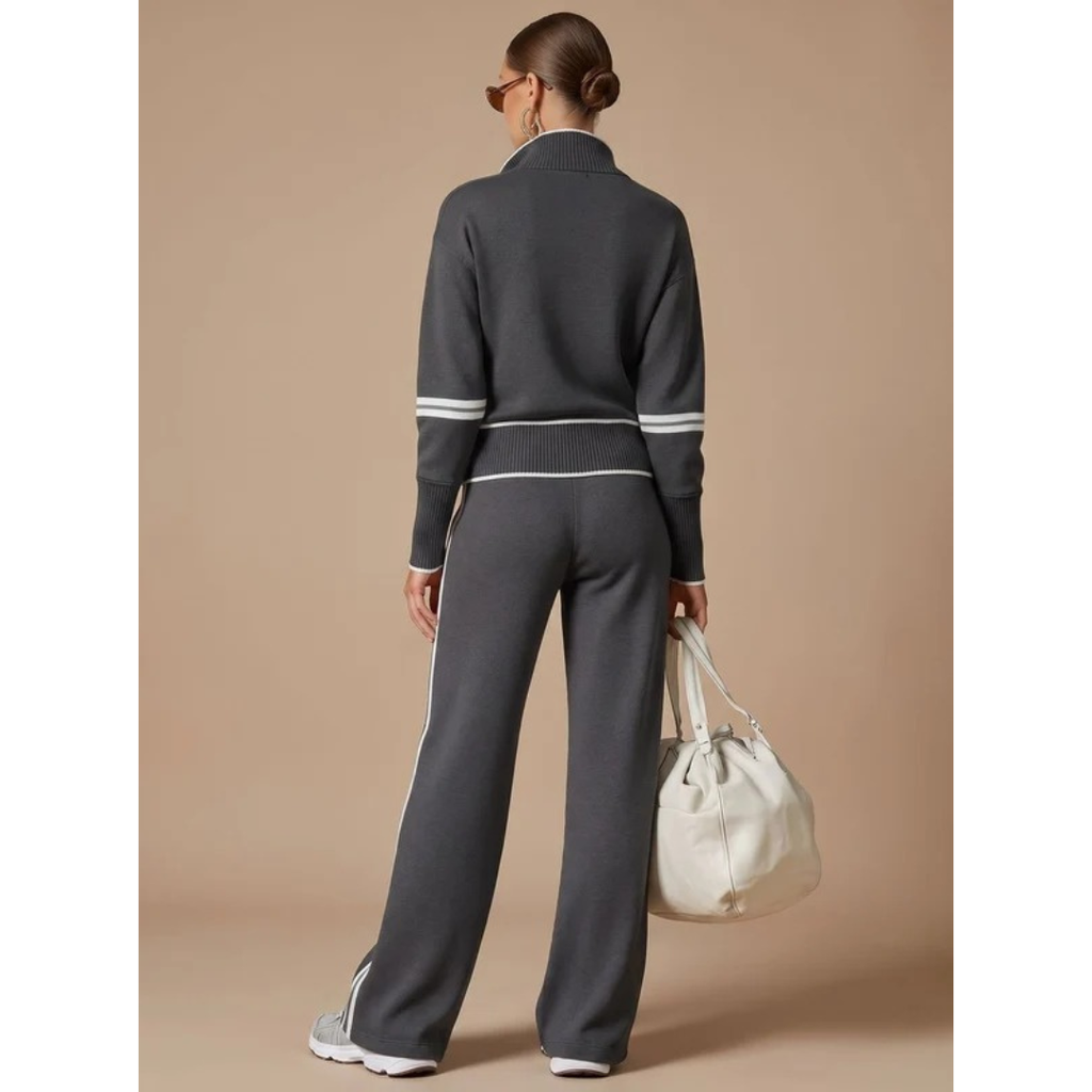 Jara | Damen Jogginganzug mit Oberteil und Hose im Weiten Schnitt