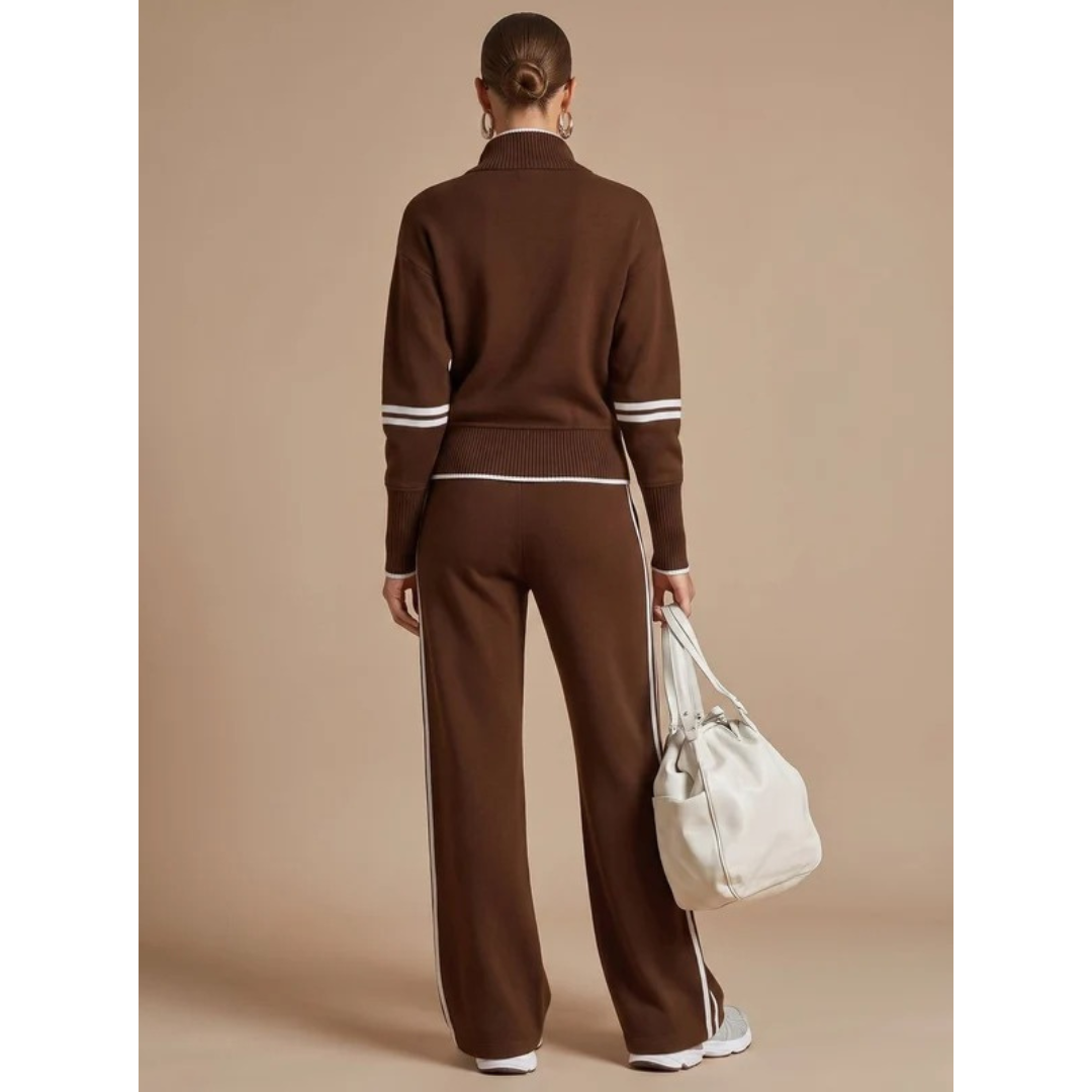 Jara | Damen Jogginganzug mit Oberteil und Hose im Weiten Schnitt