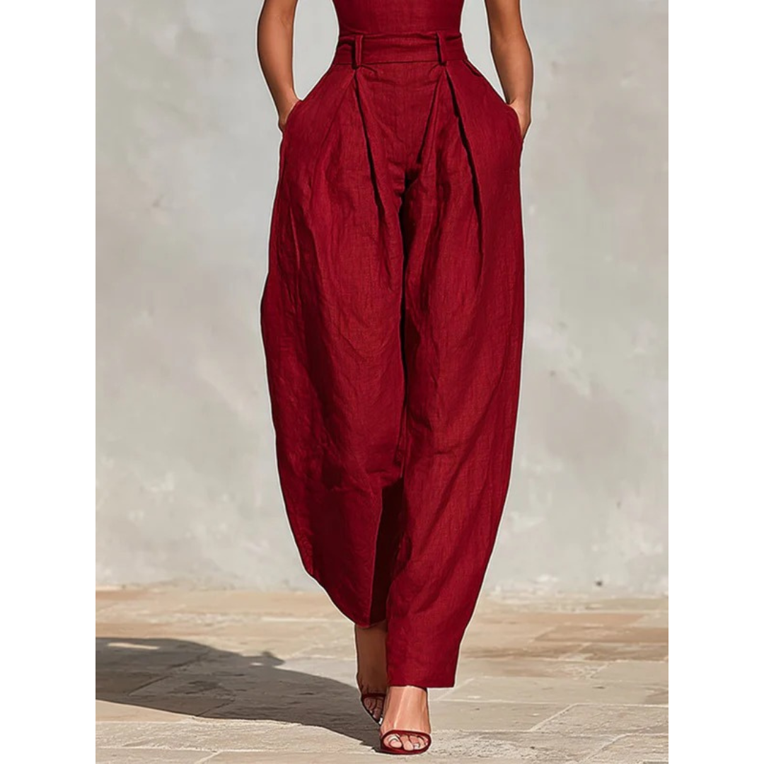 Jasmin | Damen High Waist Jumpsuit