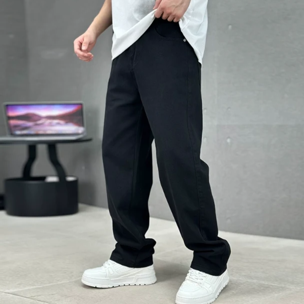 Jeremy | Herren Klassische Straight Leg Jeans
