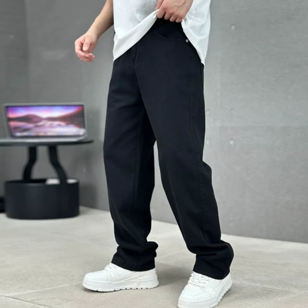Jeremy | Herren Klassische Straight Leg Jeans