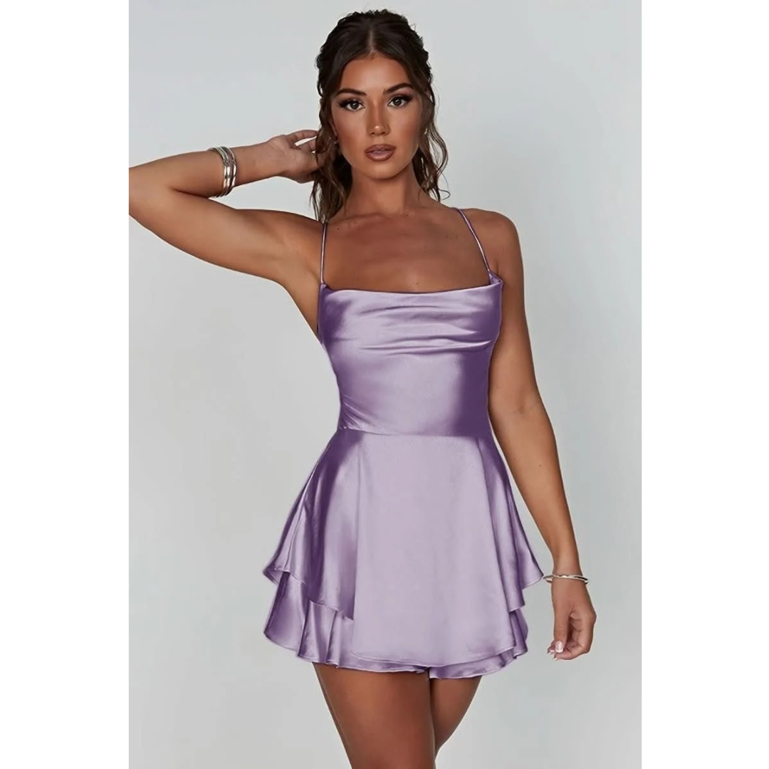 Jette | Damen Elegante Cocktailkleid Mini-Kleid