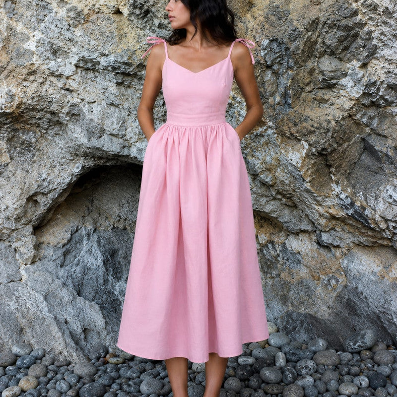 Jette | Damen Stilvolles Sommerkleid Maxi