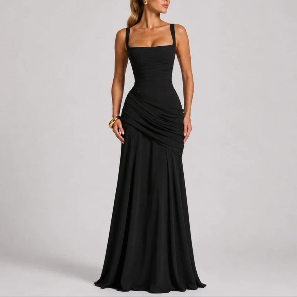 Johanna | Damen Bequemes Herbst Maxikleid für Hochzeitsgäste