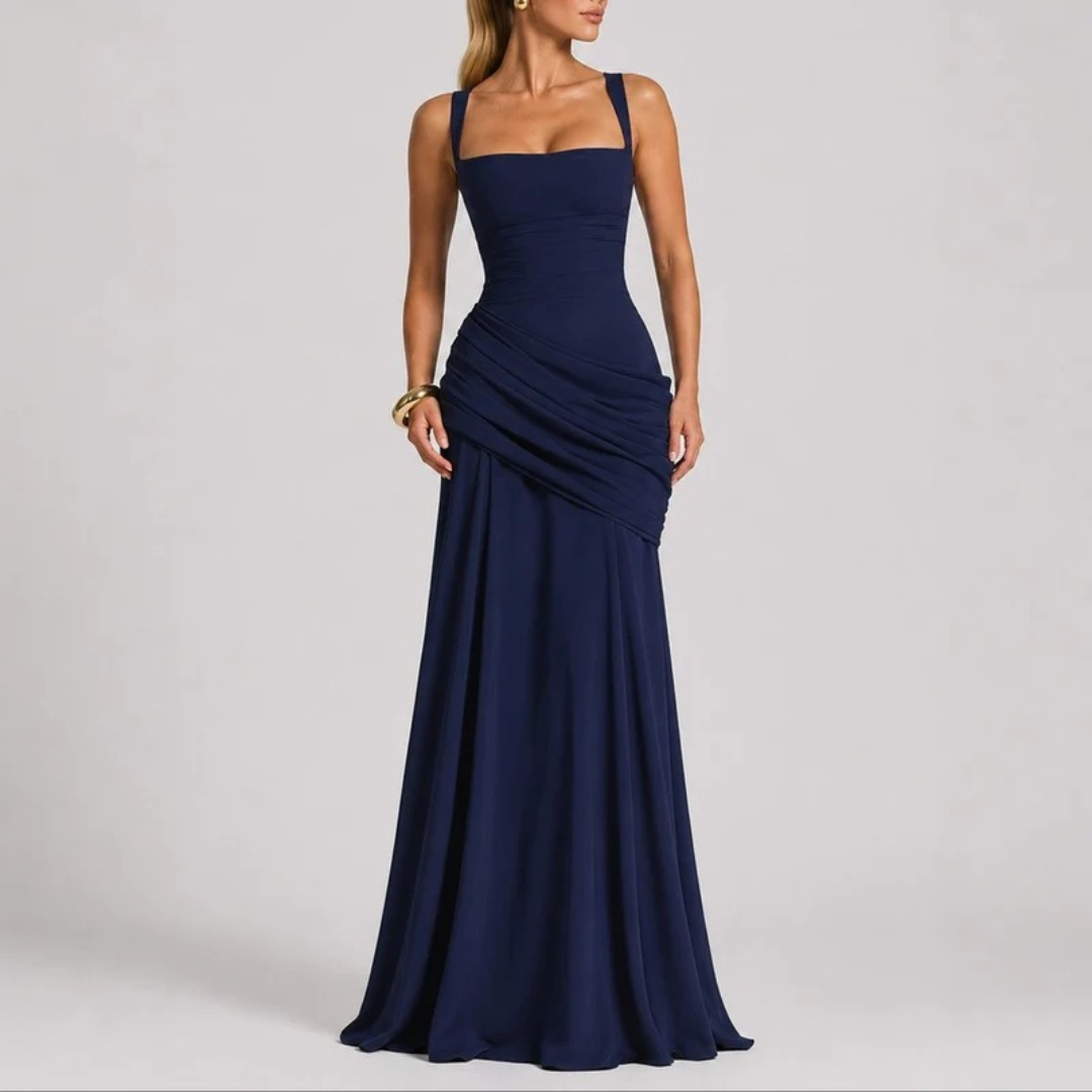 Johanna | Damen Bequemes Herbst Maxikleid für Hochzeitsgäste