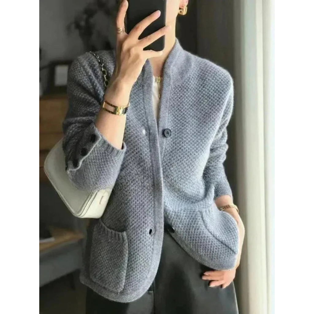 Johanna | Damen Klassische Strickjacke für Alltag