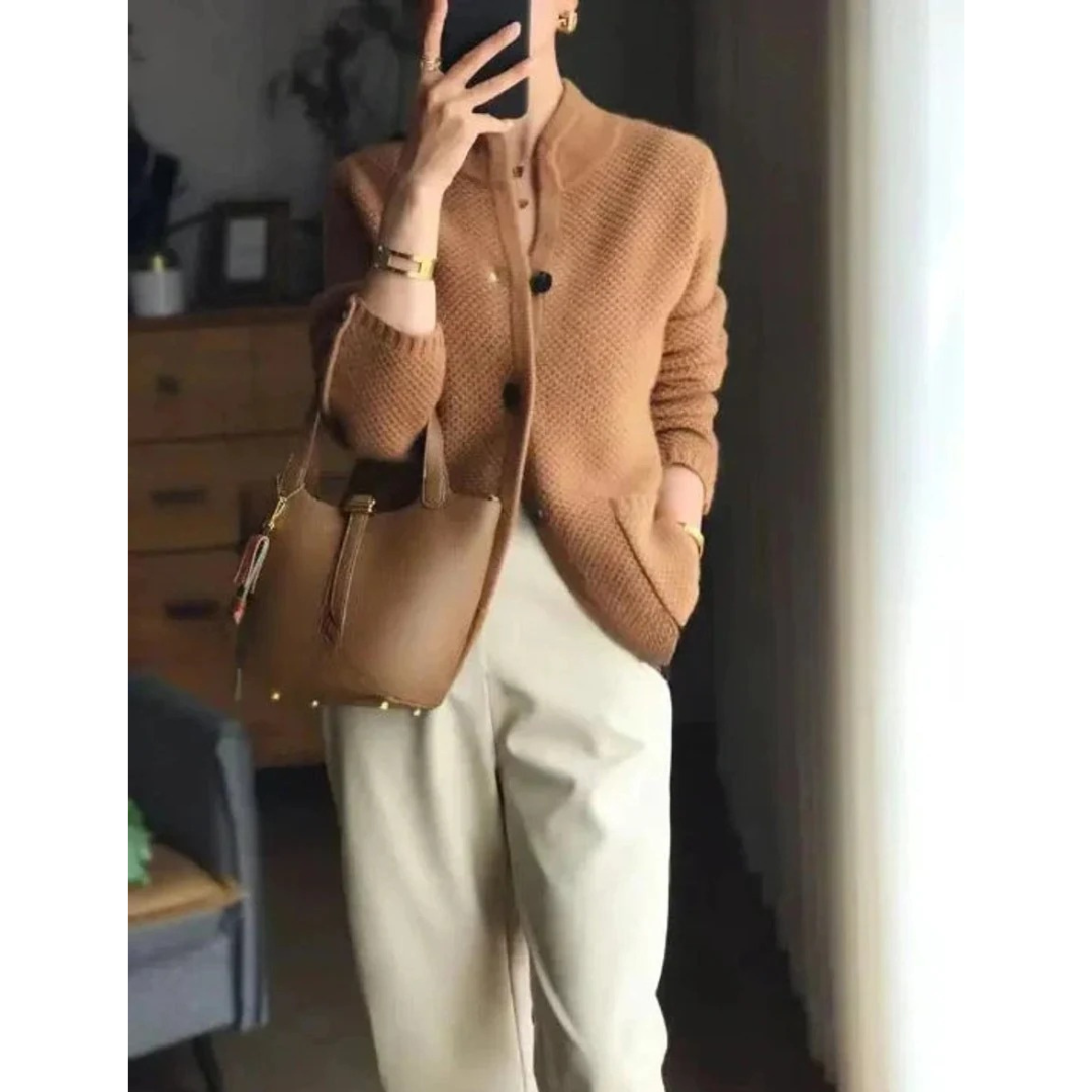 Johanna | Damen Klassische Strickjacke für Alltag