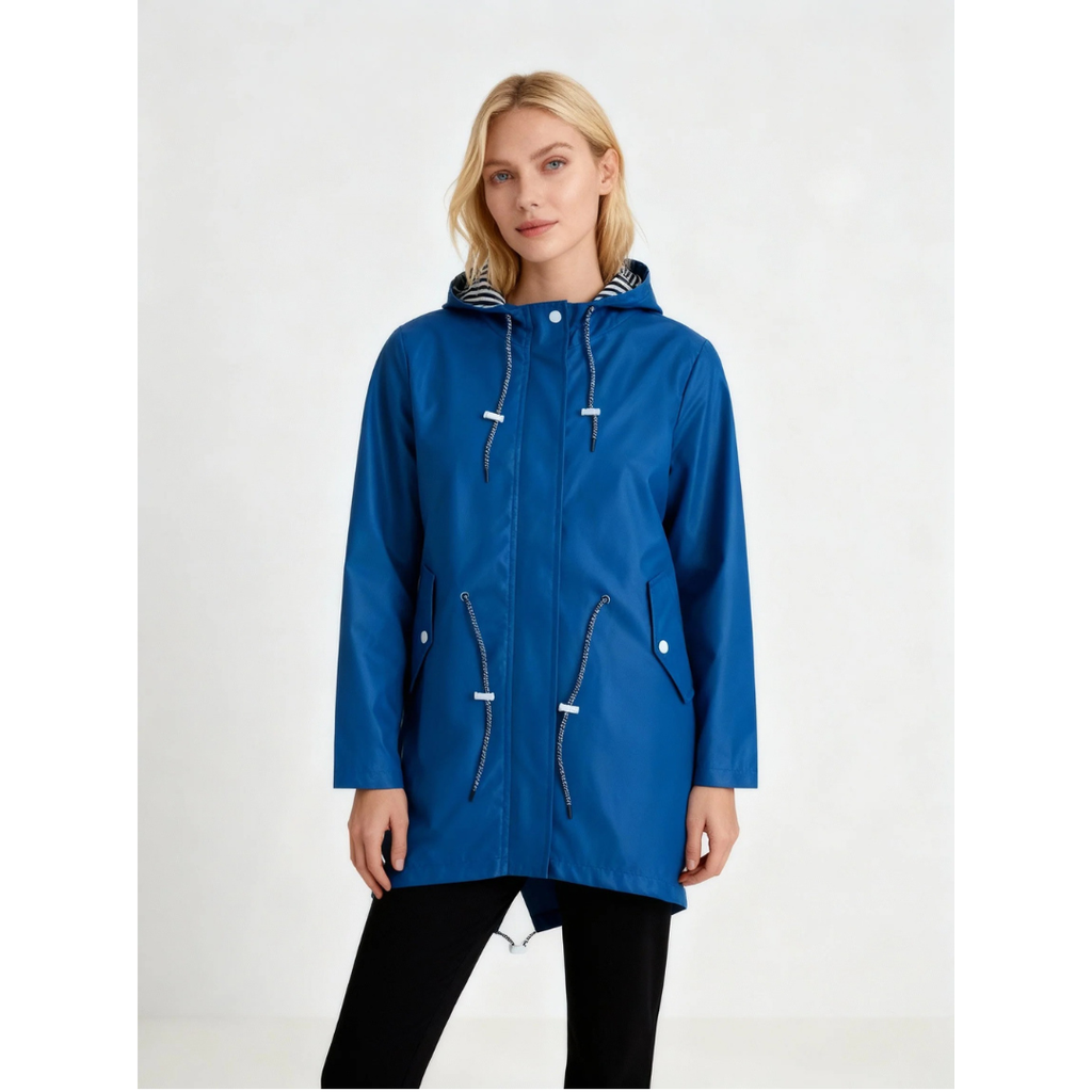 Johanna | Damen Wasserdichte Regenjacke mit Kapuze