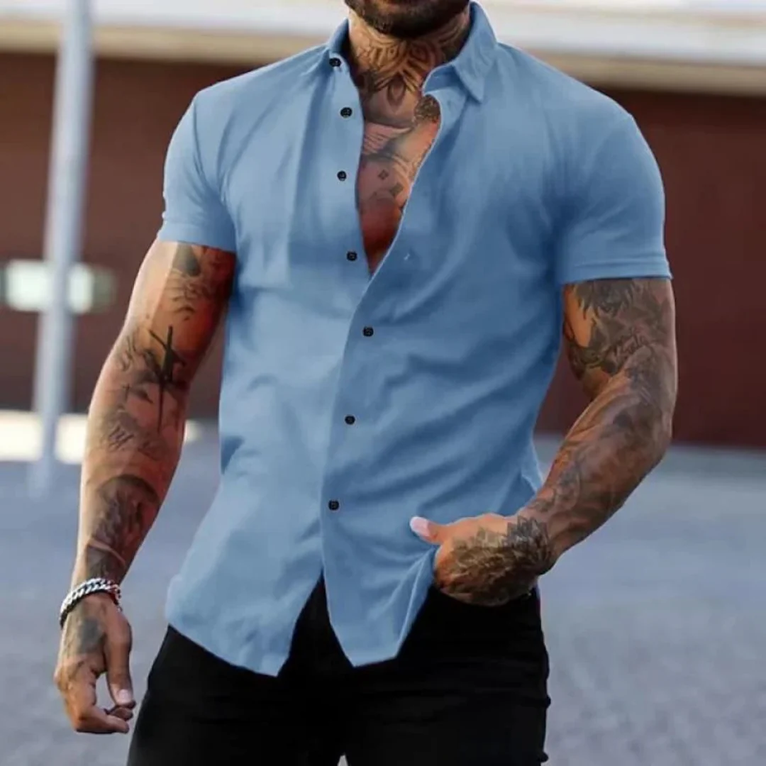 Joris | Herren Sommer Hemd Schlicht