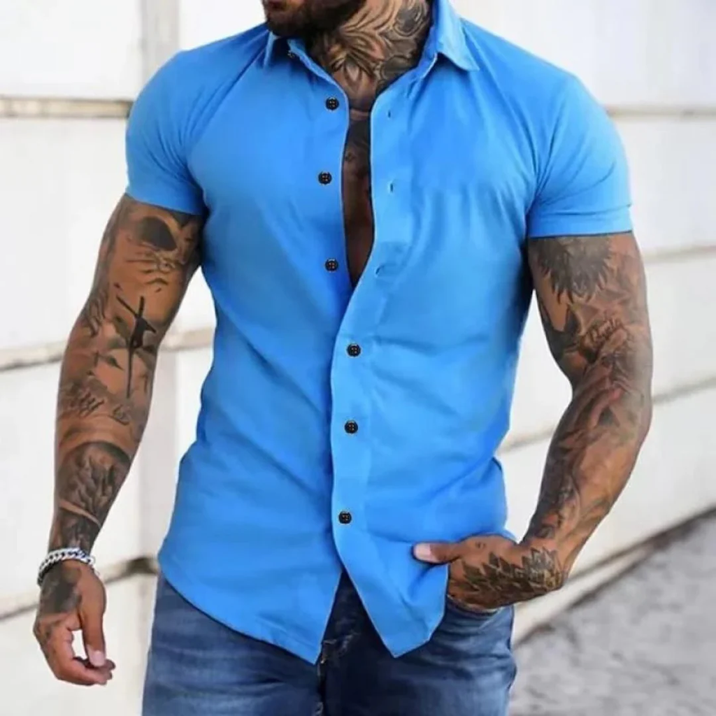 Joris | Herren Sommer Hemd Schlicht